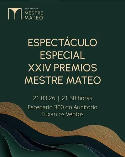 Poster for the Mestre Mateo Awards